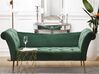 Velvet Chaise Lounge Green NANTILLY_782118