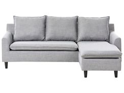 4-istuttava kulmasohva kangas käännettävä vaaleanharmaa ELVENES 4-istuttava kulmasohva kangas käännettävä vaaleanharmaa ELVENES