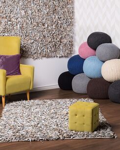 Matto nahka vaalea beige 140 x 200 cm MUT Matto nahka vaalea beige 140 x 200 cm MUT