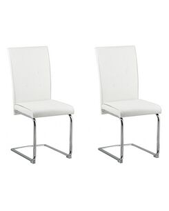 Tuoli keinonahka luonnonvalkoinen 2 kpl ROVARD