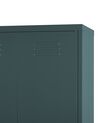 2 Door Metal Storage Cabinet Grey VARNA_867392