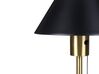 Metal Table Lamp Black and Gold CAPARO_851345
