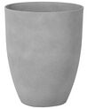 Conjunto de 2 vasos em pedra cinzenta 43 x 43 x 52 cm CROTON_841609