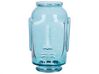Bloemenvaas blauw glas 31 cm SAMBAR_823720