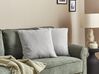 Set of 2 Boucle Cushions 45 x 45 cm Grey LEUZEA_903383