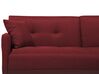 Fabric Sofa Bed Dark Red LUCAN_768314