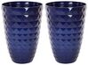 Set of 2 Plant Pots ⌀ 42 cm Navy Blue FERIZA_844505