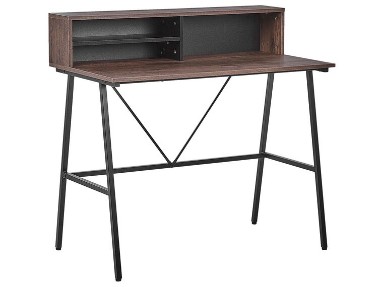 Skrivebord 100x50 cm Mørkebrun HARISON_772725