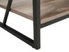 TV Stand Dark Wood and Black FORRES_726157