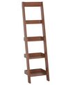 5 Tier Ladder Shelf Dark Wood MOBILE DUO_447225