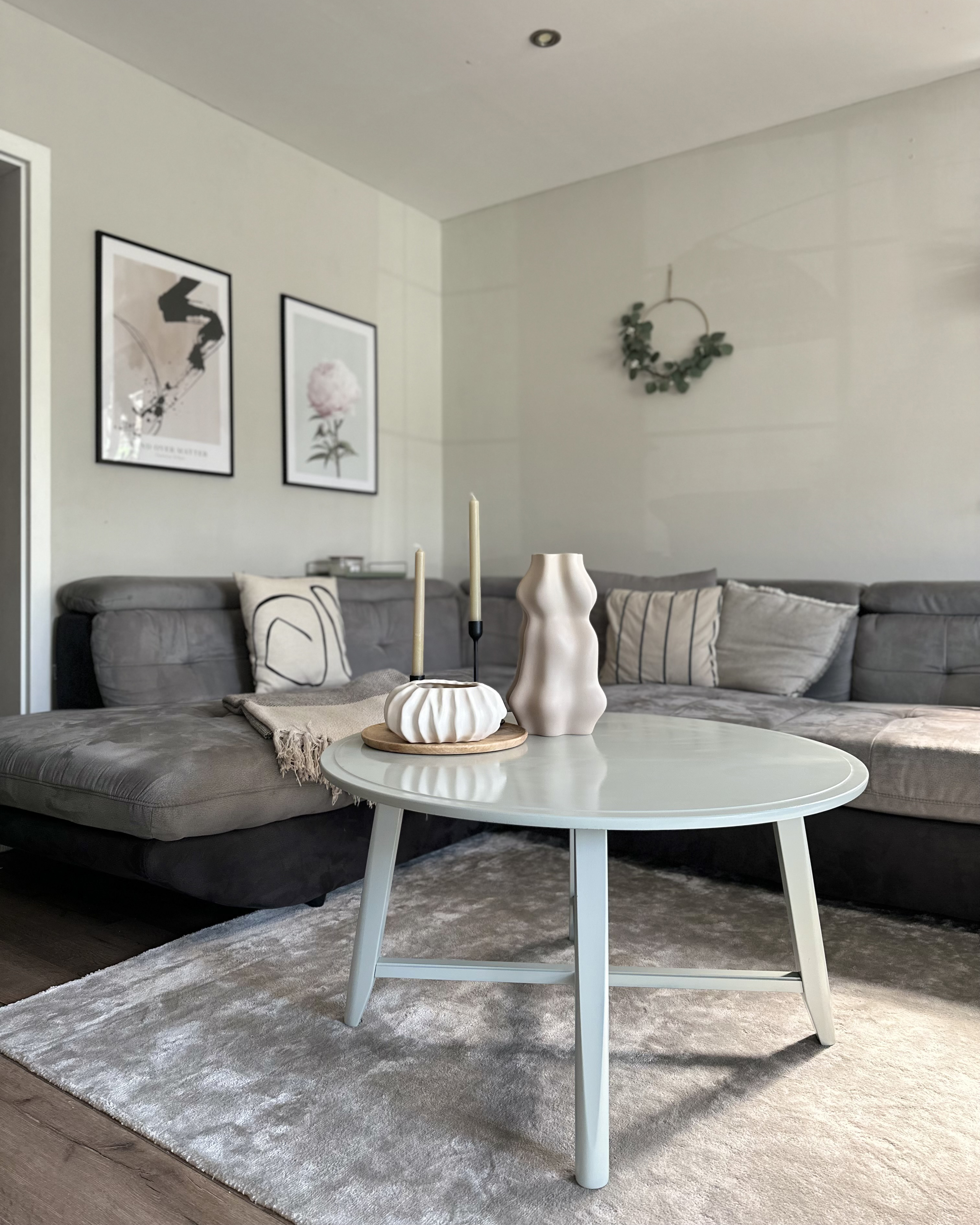 Matto viskoosi vaaleanharmaa 160 x 230 cm GESI II