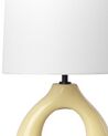Ceramic Table Lamp Yellow ABBIE_891545