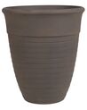 Set di 2 vasi per piante marrone ⌀ 50 cm KATALIMA_858265