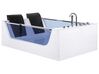 Whirlpool Bath with LED 1800 x 1200 mm White CURACAO_717966