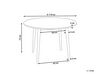 Okrúhly jedálenský stôl ⌀ 110 cm svetlé drevo RADAN_826934