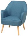 Kék kárpitozott fotel LOKEN_697404