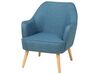 Fabric Armchair Teal Blue LOKEN_697404