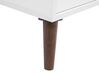 TV Stand White with Dark Wood ALLOA_713090