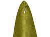 Set di 2 cuscini velluto verde chiaro e dorato 45 x 45 cm YUZURI_857834