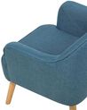 Fabric Armchair Teal Blue LOKEN_548958
