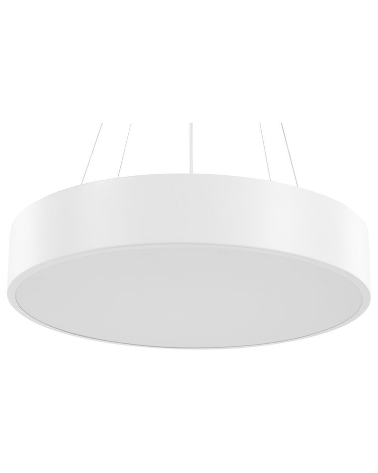 Lampa wisząca LED metalowa biała BALILI_824640