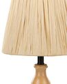 Lámpara de mesa de madera de roble clara/natural 41 cm MORONA_871546