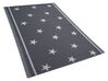 Venkovní oboustranný koberec tmavě šedý 120x180 cm LATUR_716179