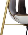 Lámpara de mesa de metal dorado 44 cm MENA_841543