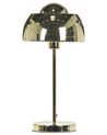 Tischlampe Spiegeleffekt gold 44 cm rund SENETTE_822320