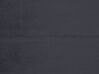 Cama de casal em veludo cinzento escuro 160 x 200 cm BELLOU_777640
