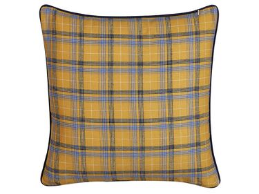 Cushion Chequered Pattern 45 x 45 cm Multicolour DICENTRA