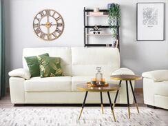 3-istuttava sohva keinonahka kermanvalkoinen VOGAR 3-istuttava sohva keinonahka kermanvalkoinen VOGAR