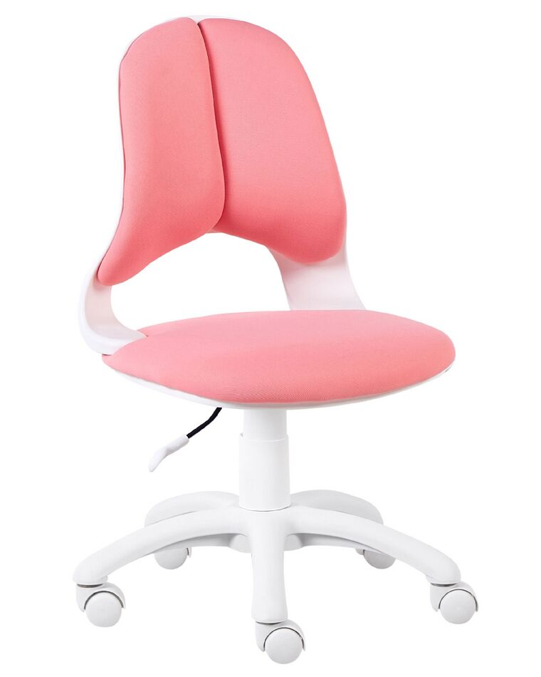 Kids Desk Chair Pink MARGUERITE Beliani.co.uk