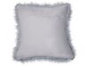 Set of 2 Faux Fur Cushions 42 x 42 cm Blue LUBHA_854246