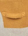 Textilkorb Baumwolle beige / orange Fuchsform 40 cm HARRORI_905334