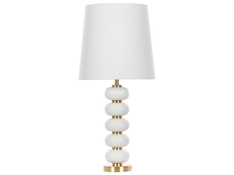 Bordlampe 80 cm Hvid/Guld FRIO_823026