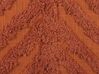 Cuscino cotone trapuntato arancione 45 x 45 cm LEWISIA_838812