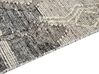 Vlněný kelimový koberec 80 x 150 cm šedý ARATASHEN_859994