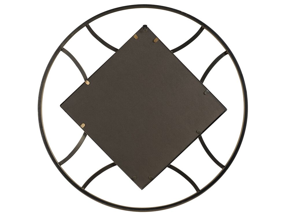 Wandspiegel gold Quadrat im Kreis 65 x 82 cm TANNA | Beliani.at