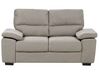 Conjunto de sofás com 5 lugares em tecido castanho claro VOGAR_901205