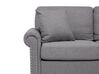 3 Seater Fabric Sofa Grey OTRA II_763286