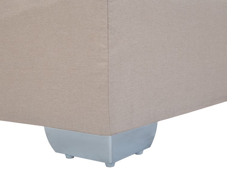 Boxspring stof beige 90 x 200 cm ADMIRAL | Beliani.nl