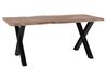 Acacia Dining Table 180 x 95 cm Dark Wood BROOKE_745168
