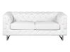 Faux Leather Sofa Set White VISSLAND_741130