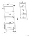 5 Tier Ladder Shelf White MOBILE TRIO_764506