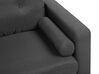 2 Seater Fabric Sofa Dark Grey KALMAR_755644