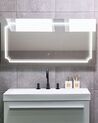 Badspiegel mit LED-Beleuchtung rechteckig 120 x 60 cm ARROMACHNES_863028