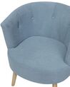 Fabric Tub Chair Blue ODENZEN_763680