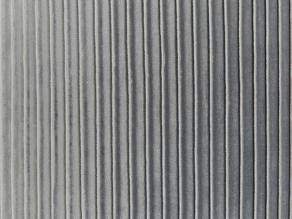 Set di 2 pouf in velluto grigio chiaro CAMDENTON 