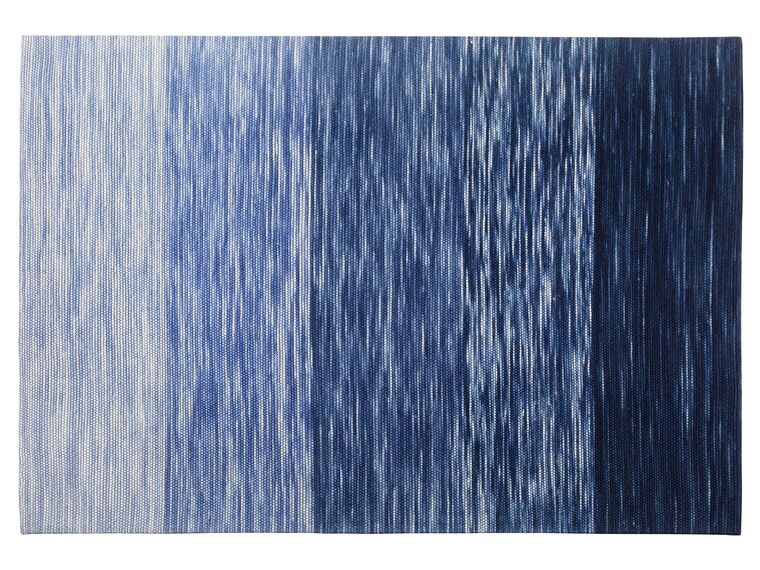 Tapete de lã azul 140 x 200 cm KAPAKLI_802933